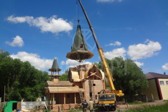 Ход строительства церкви «Преподобного Алексия» в п. Пушкино