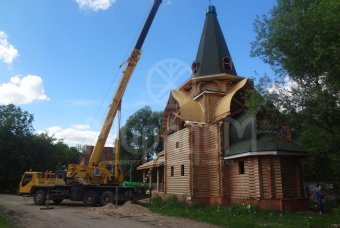 Ход строительства церкви «Преподобного Алексия» в п. Пушкино